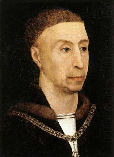 WEYDEN, Rogier van der Portrait of Philip the Good china oil painting image